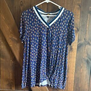 Lee Aztec print women's top